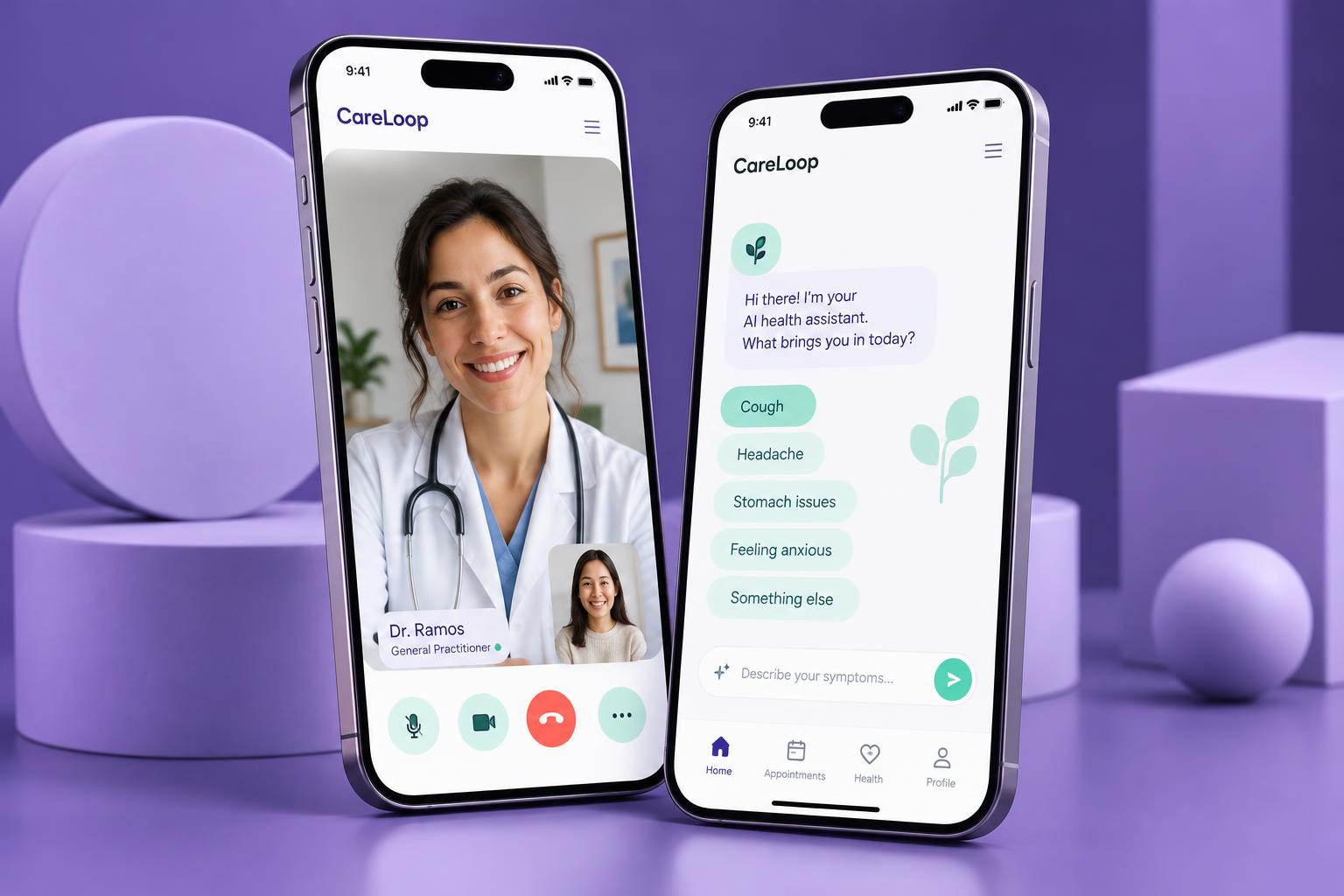 CareLoop sample mockup